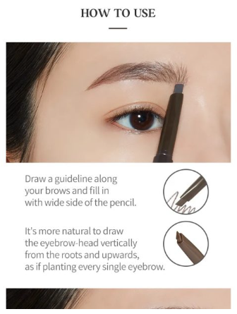 爱麗⼩屋 Etude House 眉笔 07 浅棕⾊ ETUDE HOUSE Drawing Eye Brow #7 LIGHT BROWN