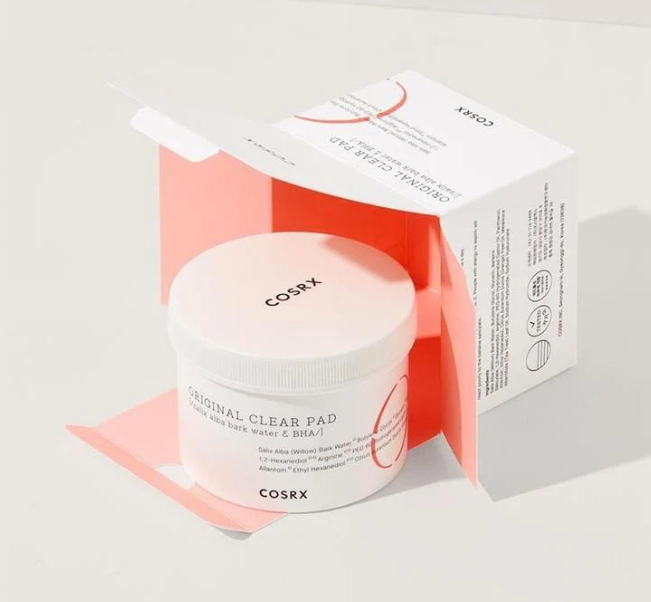 Cosrx ⽔杨酸清洁棉片 70片 Cosrx original clean pad 70 pcs