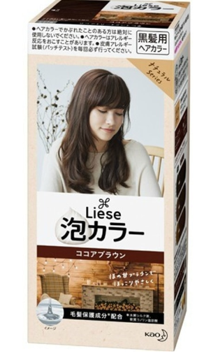 Kao 花王 LIESE PRETTIA 泡泡染髮劑 #可可棕色 108ml
