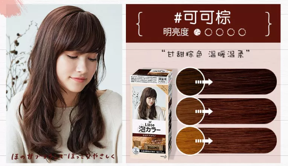 Kao 花王 LIESE PRETTIA 泡泡染髮劑 #可可棕色 108ml