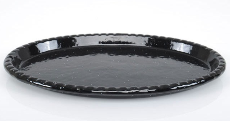 韓國鑄鐵橢圓形牛排盤+牛排盤架