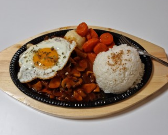 韓國鑄鐵橢圓形牛排盤+牛排盤架