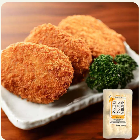 日本★北海道-玉米可樂餅 440g (8入)