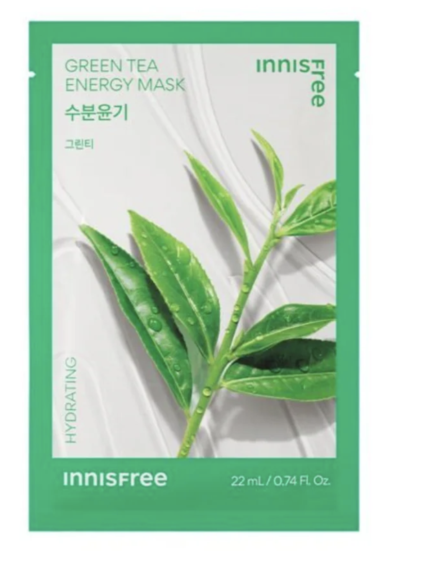 Innisfree 能量面膜-綠茶Green Tea -1Pc