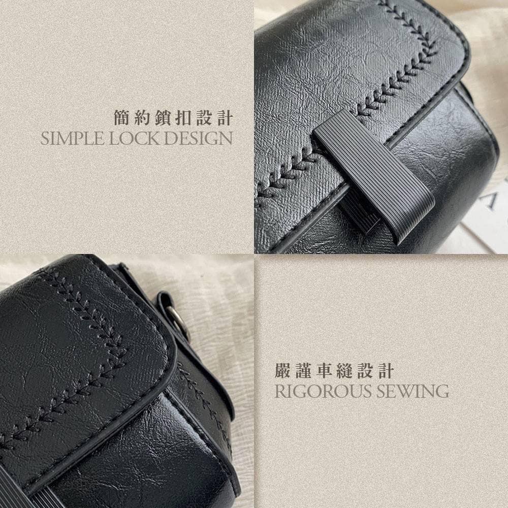 專櫃熱銷款🔥百搭肩背鏈條包 (米白色)