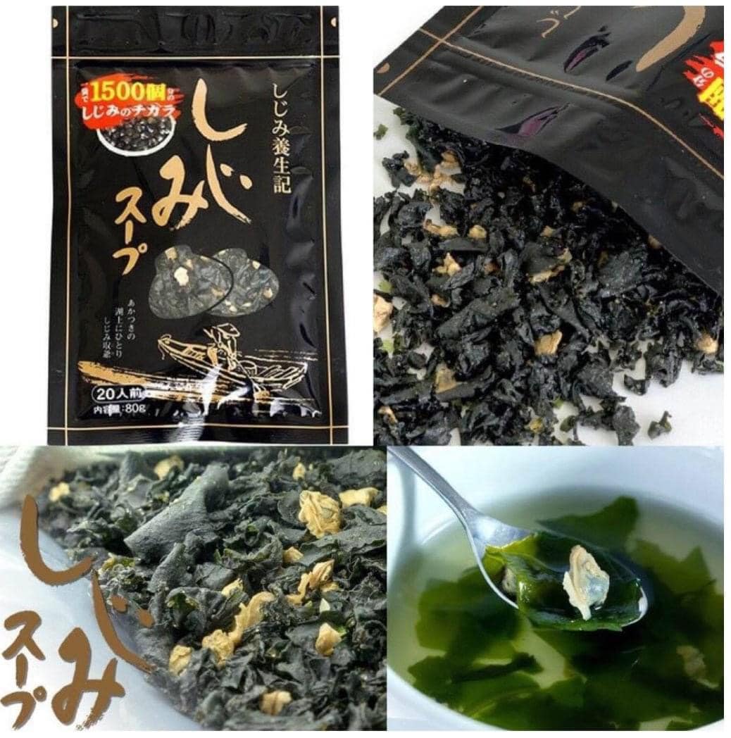 日本-乾燥海帶蜆湯80g