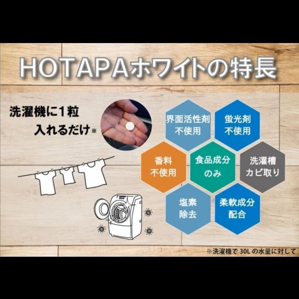日本製🇯🇵 Hotapa 貝殼粉消毒殺菌洗衣粒100粒