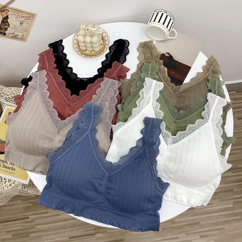 ❤️超質感V領蕾絲美背內衣💜