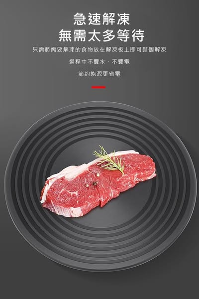廚房導熱板/多功能快速解凍盤 24cm
