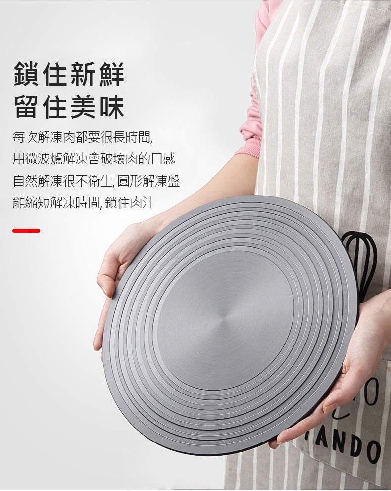 廚房導熱板/多功能快速解凍盤 24cm