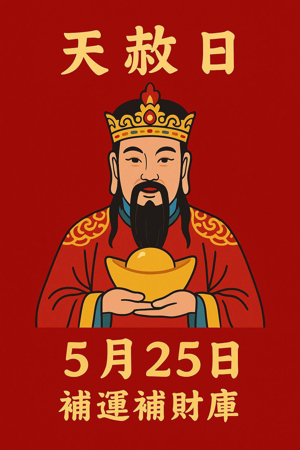 2025年-天赦日-補運/改運/補財庫