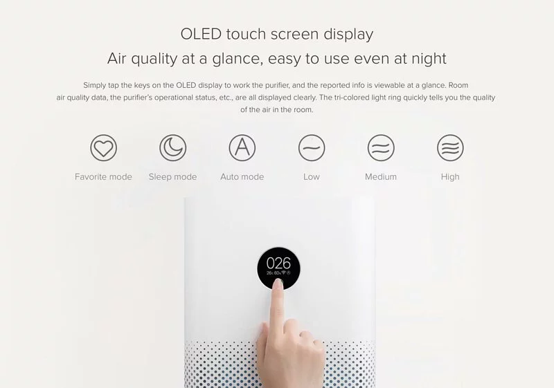 小米空氣淨化器3H
