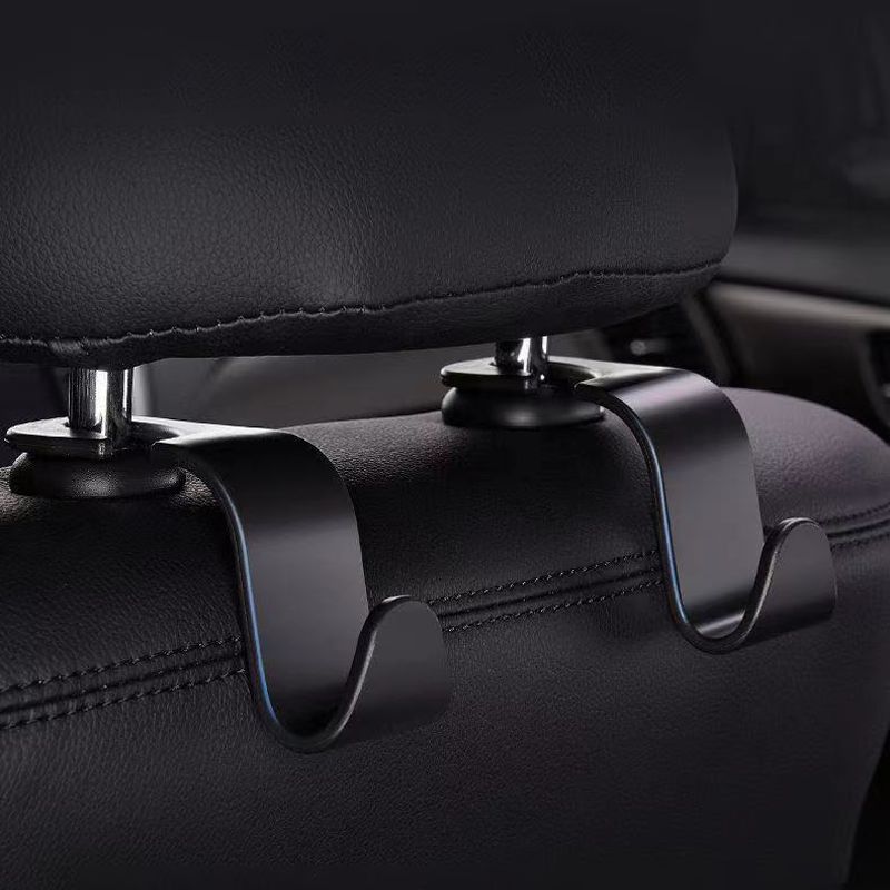 簡約汽車椅背掛鉤 (黑色)
