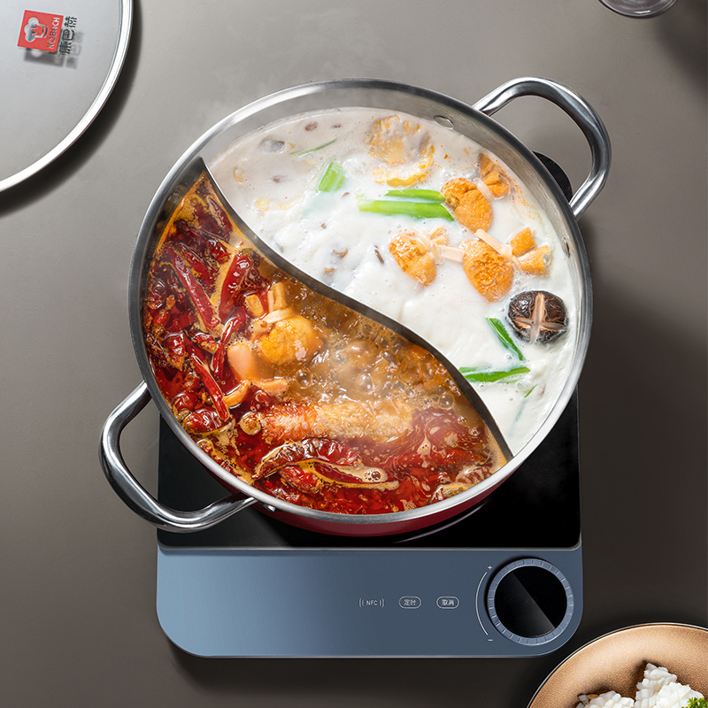 康巴赫KBH-S/S 3 Gen YY Steamboat Pot 無焊接一體成型鴛鴦鍋