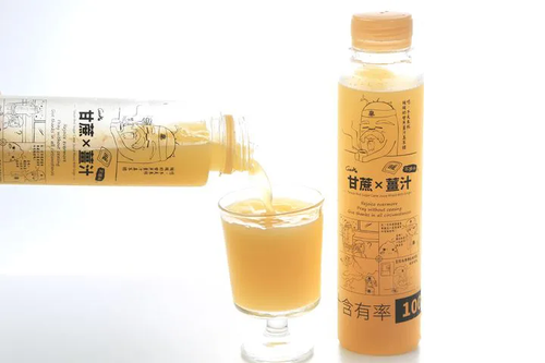 樂樂長-冷壓台灣紅甘蔗薑汁420ml