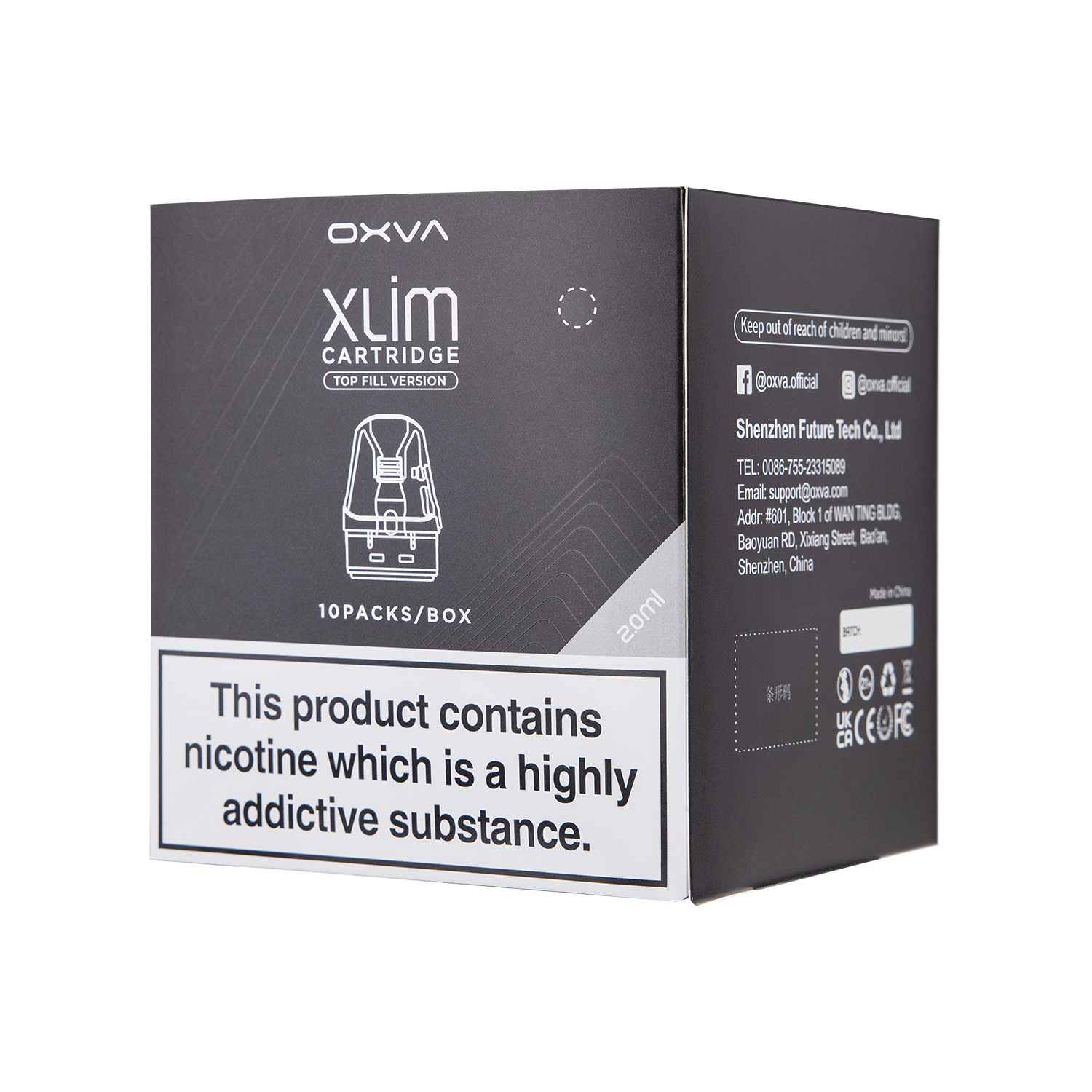 OXVA Xlim pro 空倉 羅馬主機通用 一盒3入