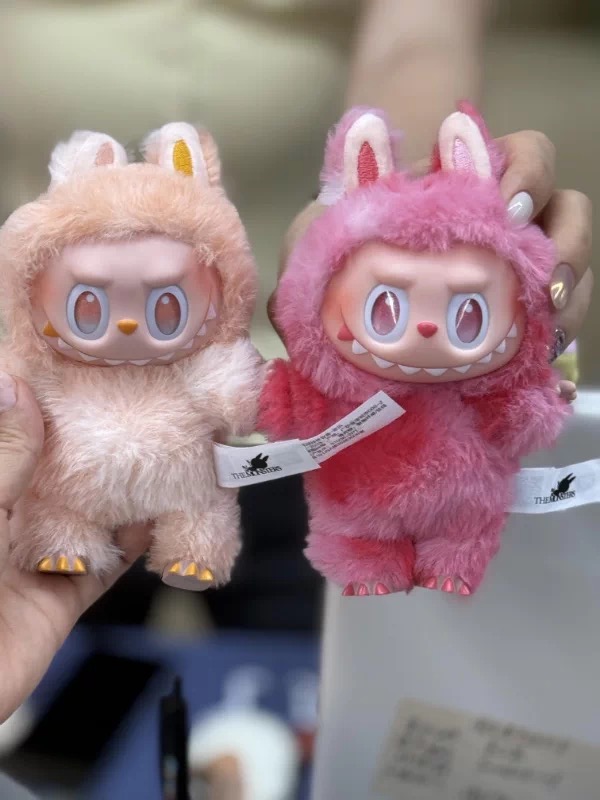 POPMART泡泡玛特LABUBU3.0三代拉布布前方高能马卡龙公仔挂件盲盒