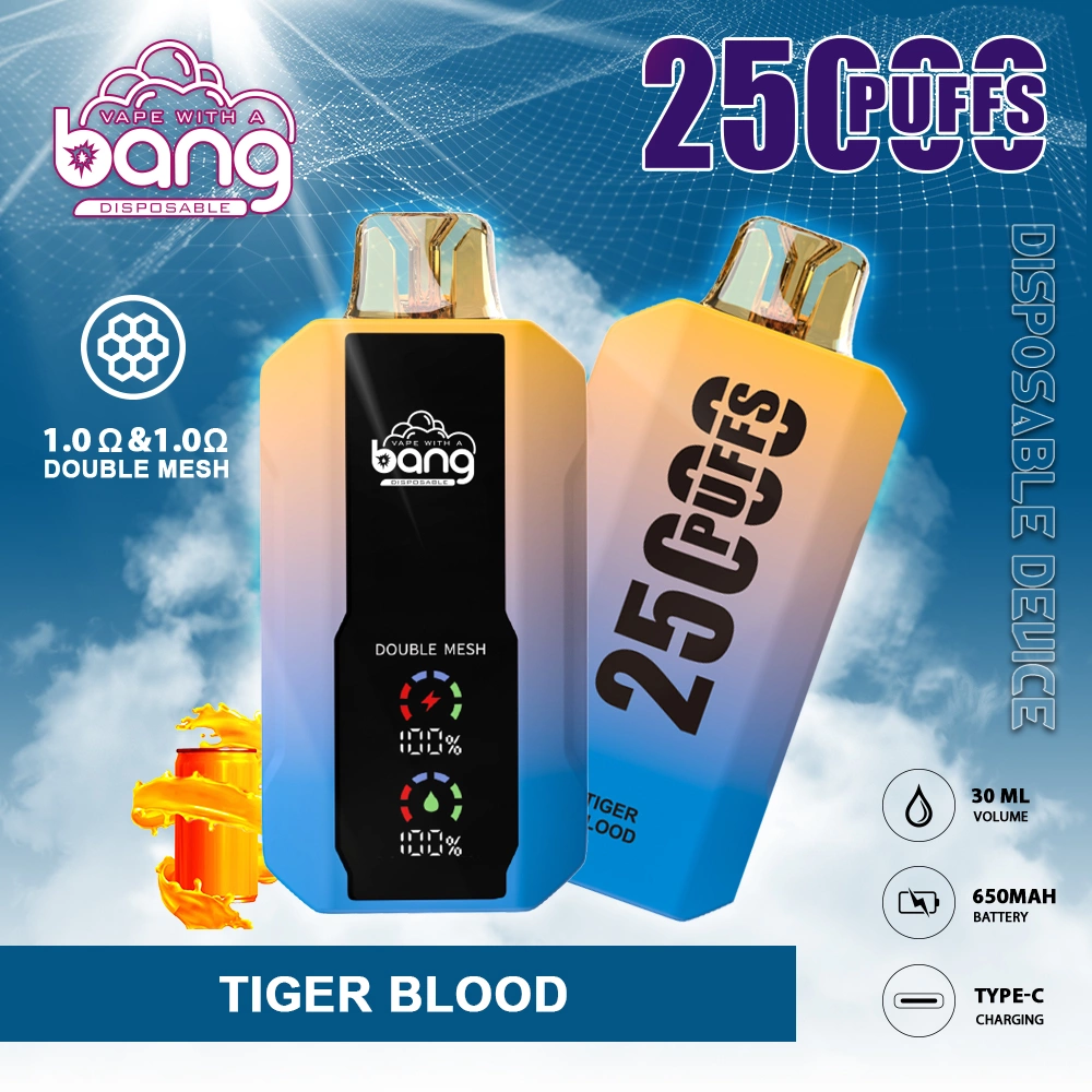 Bang Large-Screen 25000 Puffs 智能螢幕抛棄式電子煙