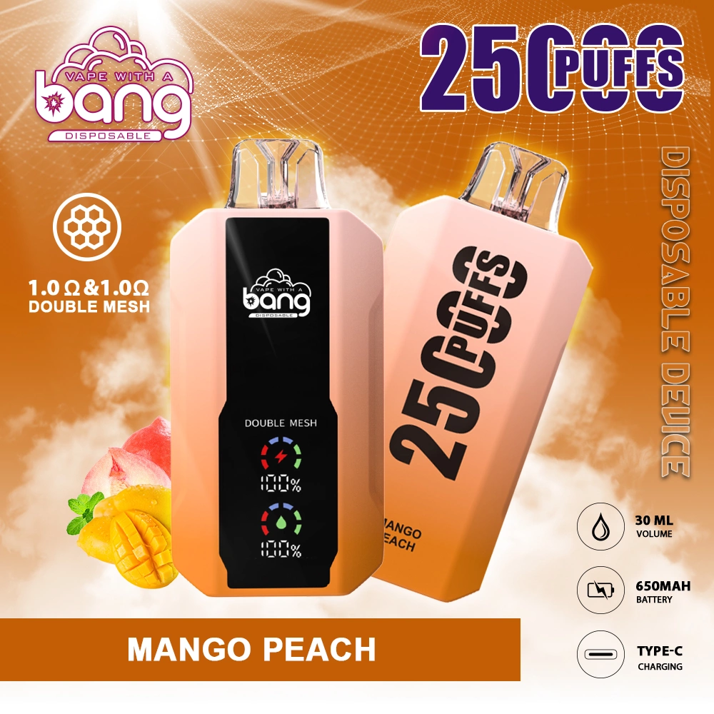 Bang Large-Screen 25000 Puffs 智能螢幕抛棄式電子煙