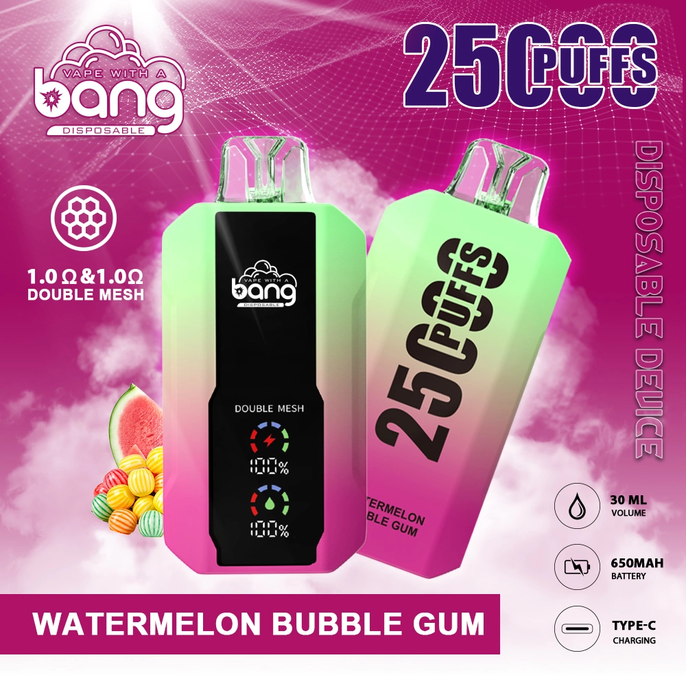 Bang Large-Screen 25000 Puffs 智能螢幕抛棄式電子煙
