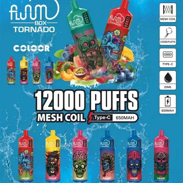 Bang Box一次性電子煙 12000口 可充電、底部發光