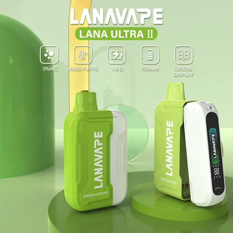 LANA 16000口抛棄式電子煙 磁吸換彈款 Ultra II 16K | 買三送一