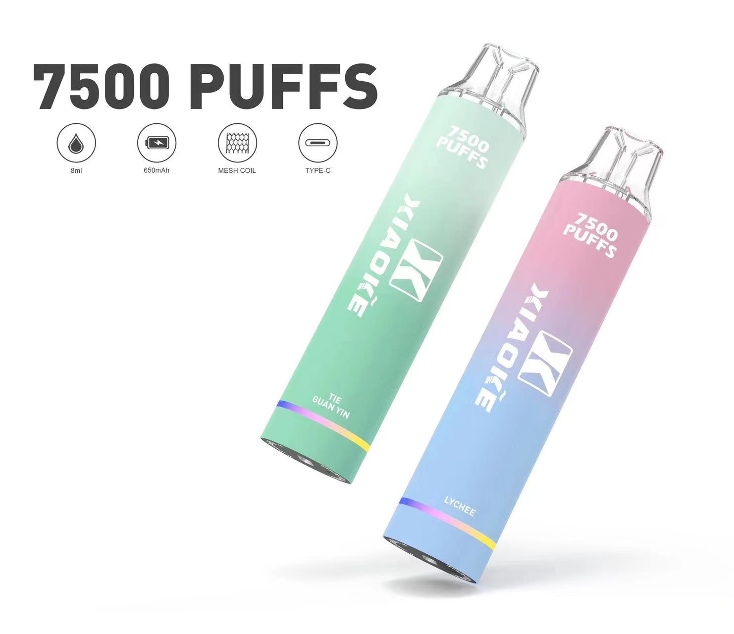 🔥新貨🔥梟客7500puff 一次性電子煙 可充電 650mAh 