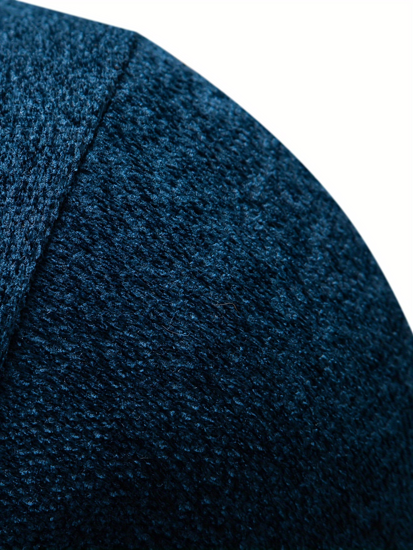 warm mid length hooded fleece coat mens comfortable solid color zip up knitted cardigan for spring fall details 14