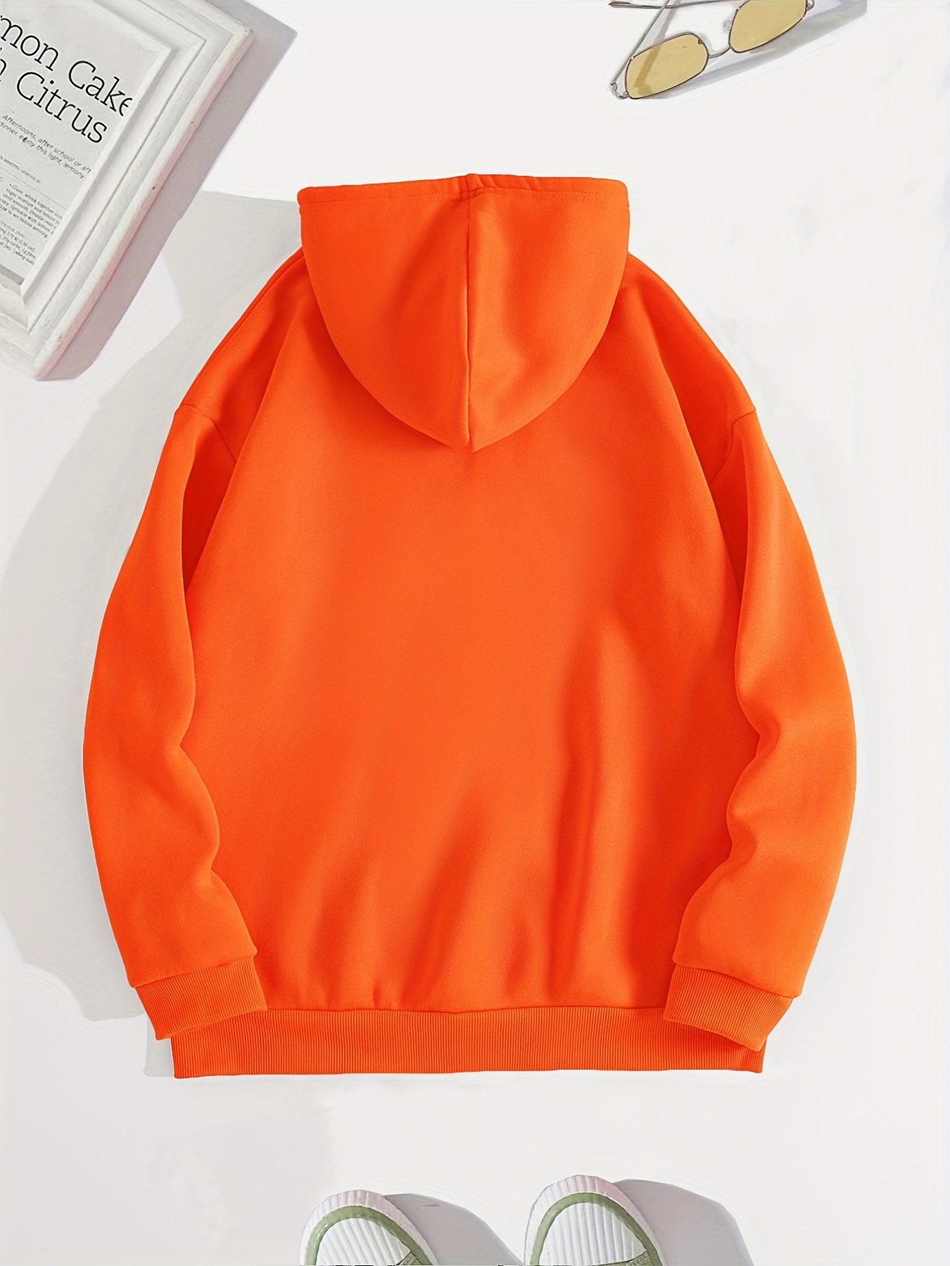 zip up solid hoodies casual long sleeve kangaroo pocket drawstring sweatshirt womens clothing details 16