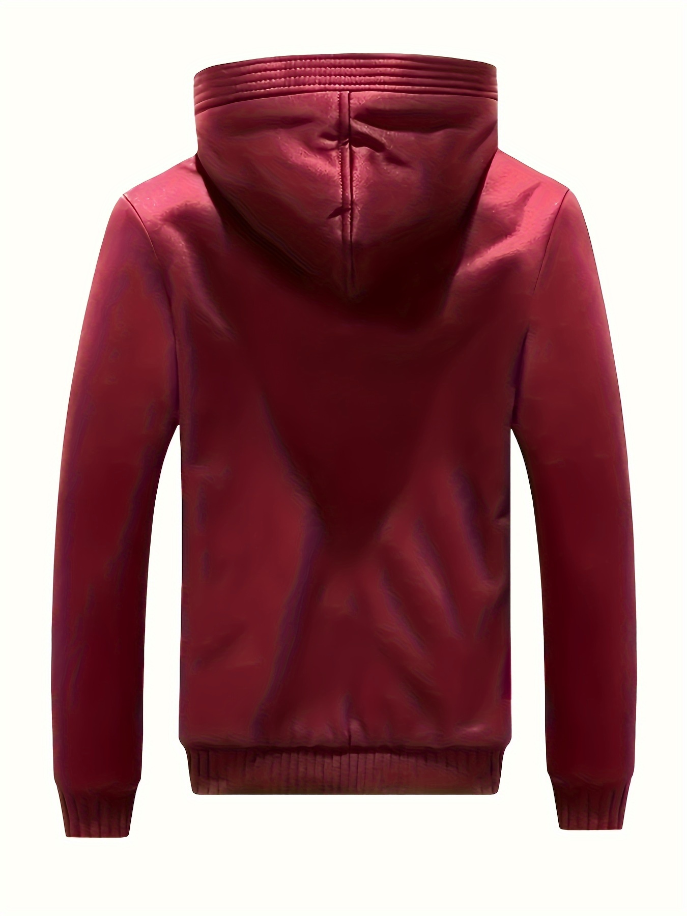 warm thick coat for fall winter casual hooded warm fleece jacket for outdoor activities details 11