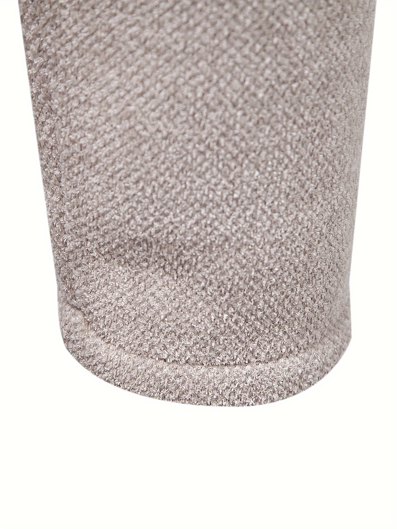 warm mid length hooded fleece coat mens comfortable solid color zip up knitted cardigan for spring fall details 7