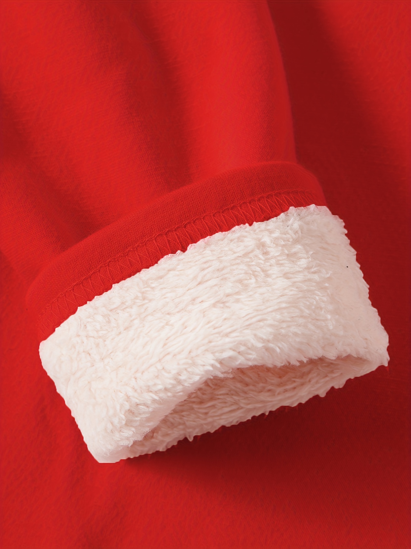 solid crew neck thermal sweatshirt casual long sleeve simple sweatshirt for fall winter womens clothing details 7