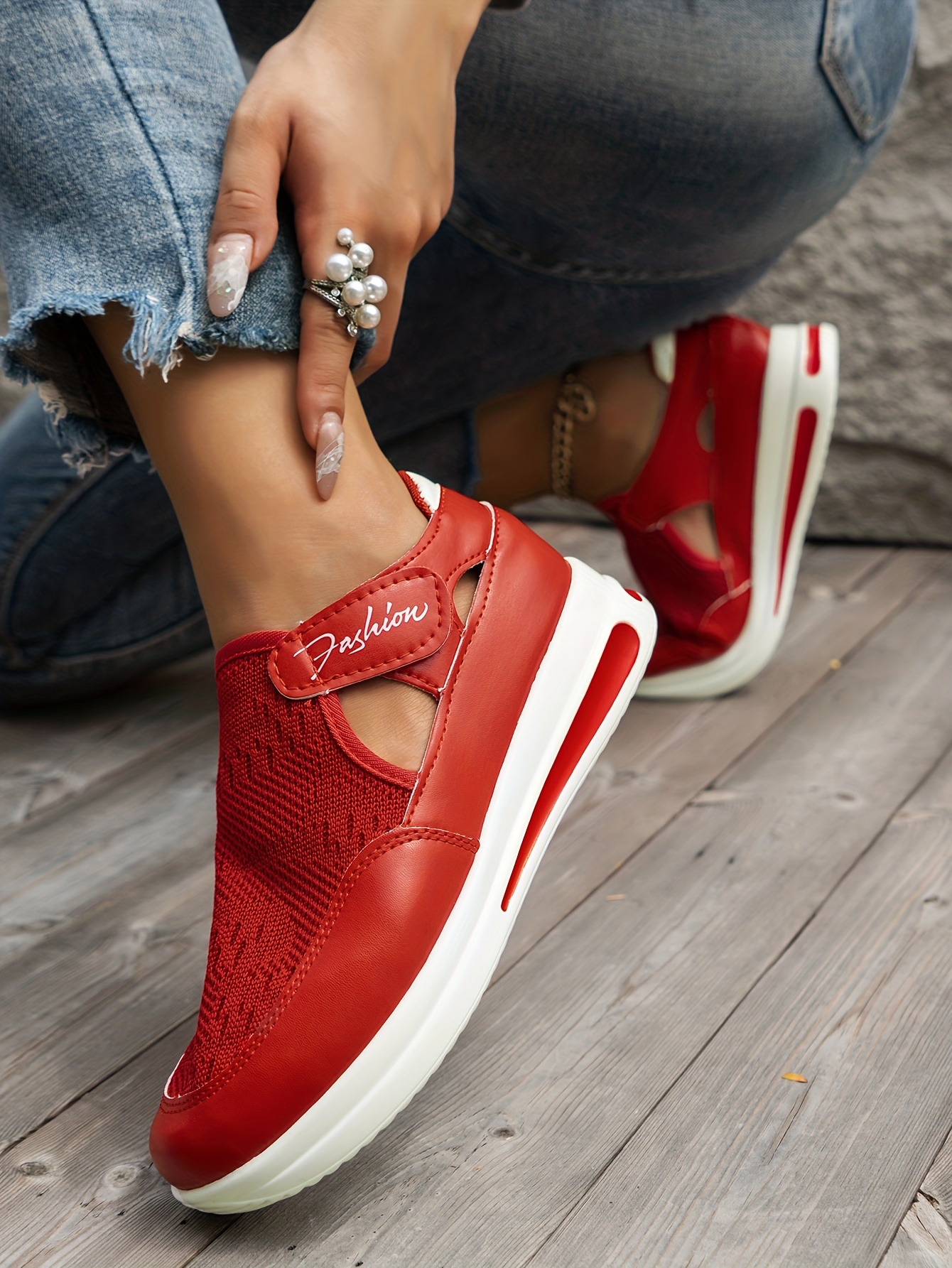 womens breathable mesh sneakers casual low top outdoor shoes womens comfortable shoes details 6