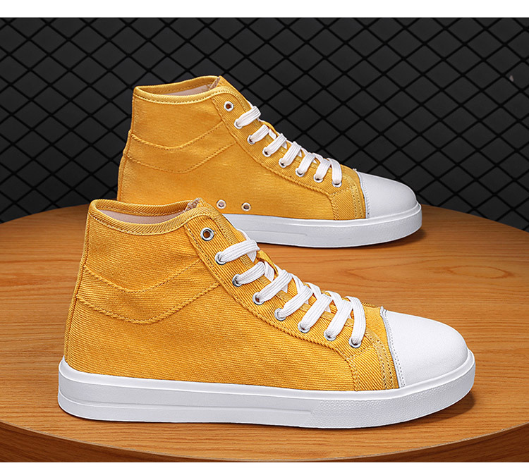 mens skate shoes with good grip breathable lace up canvas sneakers mens footwear details 0