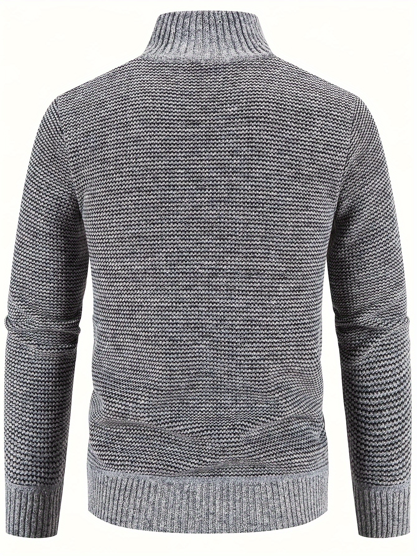 casual jacket, mens warm sweater casual jacket stand collar jacket coat for fall winter details 11