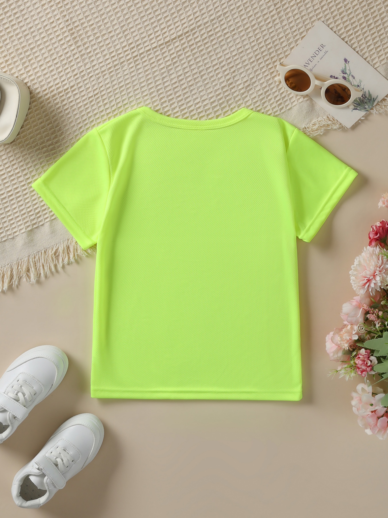 Summer Boys' Stylish Short-Sleeve T-Shirt with The Cartoon Print 'PAPA'S LITTLE BUDDY' for Outdoor Casual Wear, Model NY-DX3974
