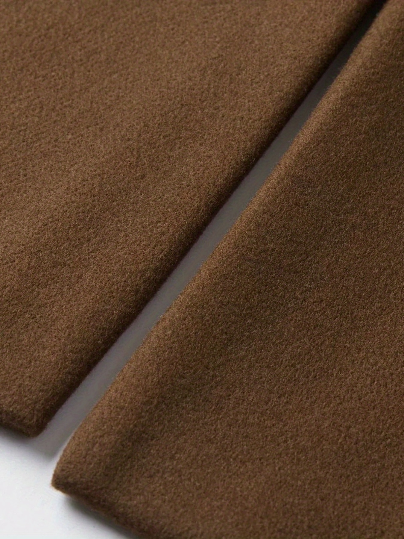 chic elegant double breasted trench coat mens casual lapel flap pocket woolen overcoat for fall winter business details 30