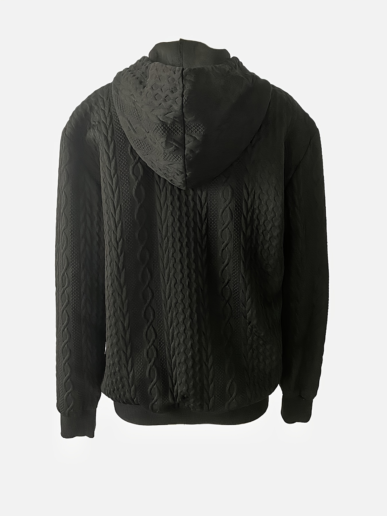 textured drawstring hoodies, textured drawstring hoodies casual long sleeve versatile sweatshirt womens clothing details 3