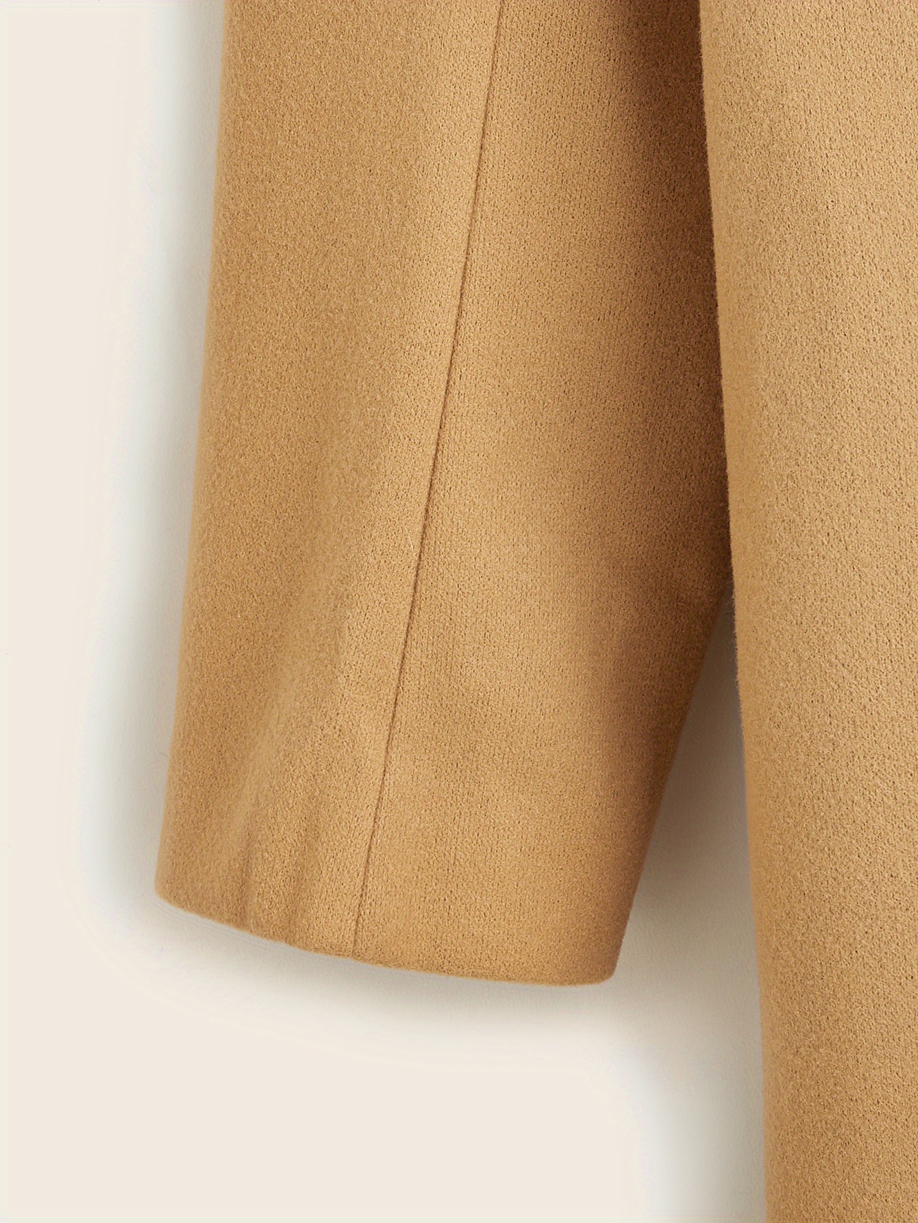 mens trendy retro solid long sleeve coat windbreaker lapel long overcoat for autumn winter details 5