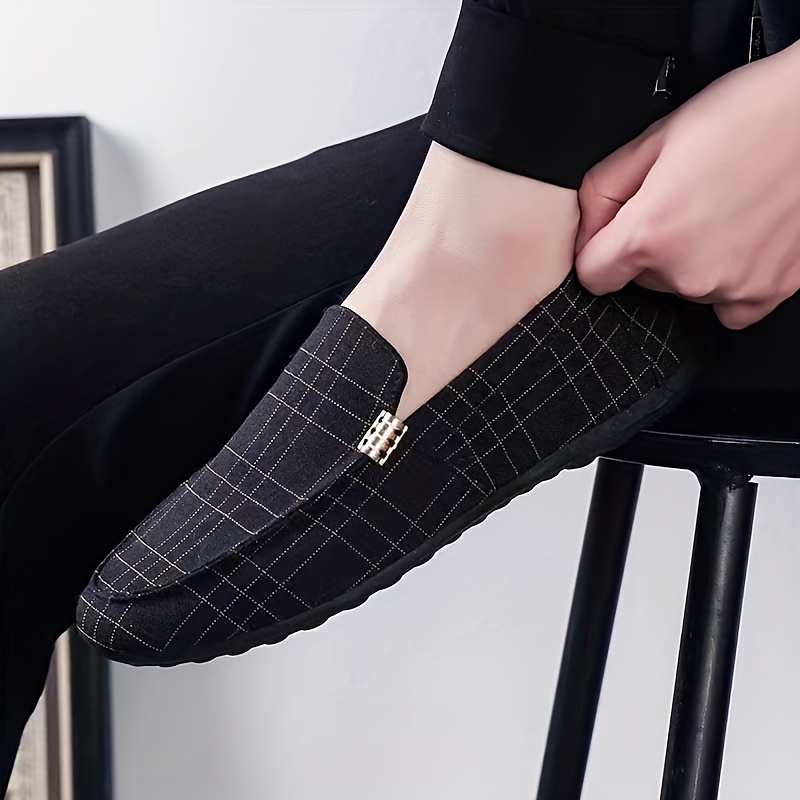 mens patterned loafer shoes driving shoes comfy non slip slip on shoes mens footwear spring and summer details 8