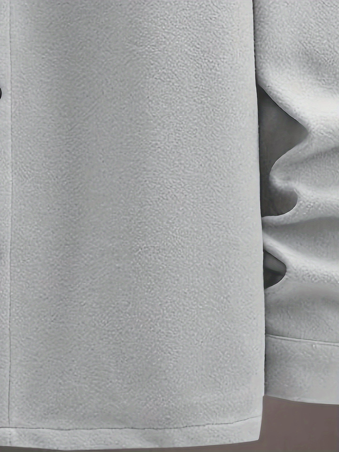 mens casual woolen flap pocket jacket chic button up mature coat for fall winter details 8