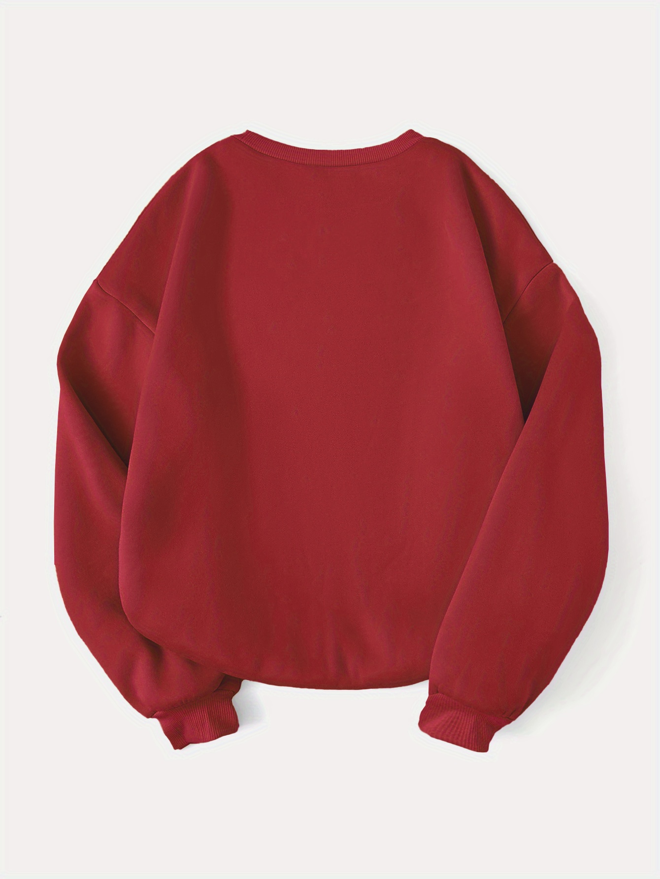 new york print sweatshirt casual long sleeve crew neck sweatshirt womens clothing details 1