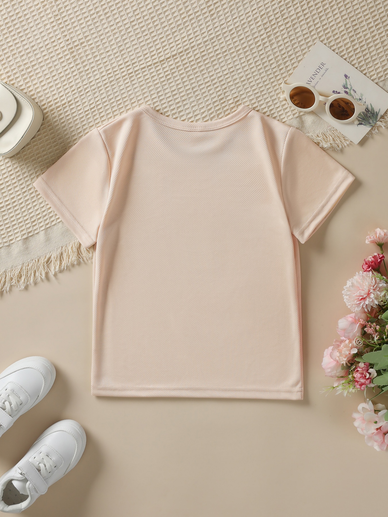 Summer Boys' Stylish Short-Sleeve T-Shirt with The Cartoon Print 'PAPA'S LITTLE BUDDY' for Outdoor Casual Wear, Model NY-DX3974
