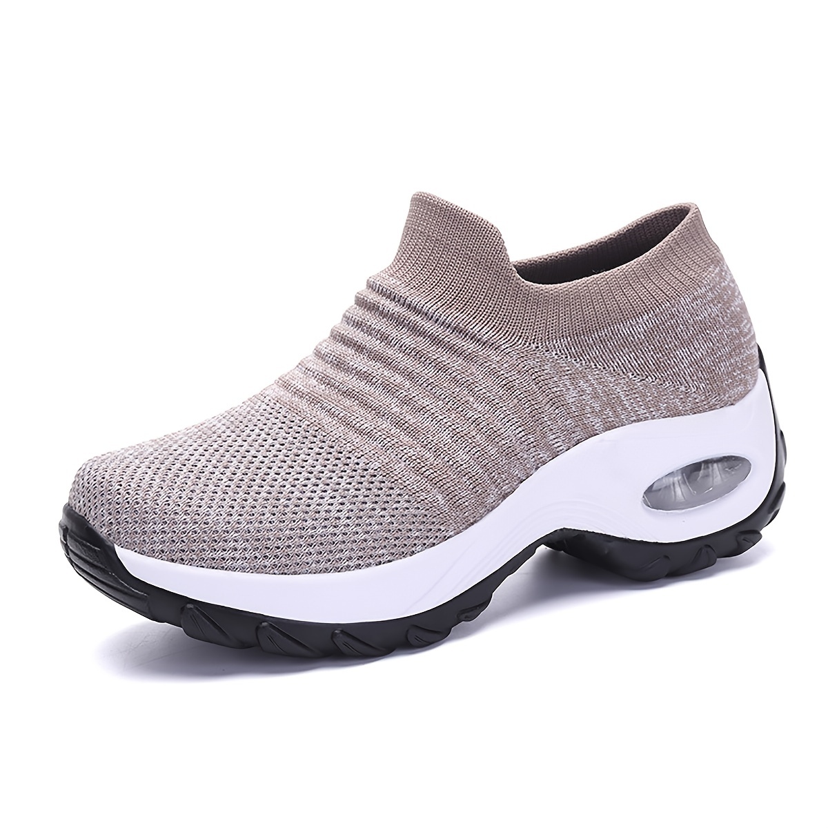 womens air cushion sole chunky sneakers lightweight mesh low top running shoes womens footwear details 5