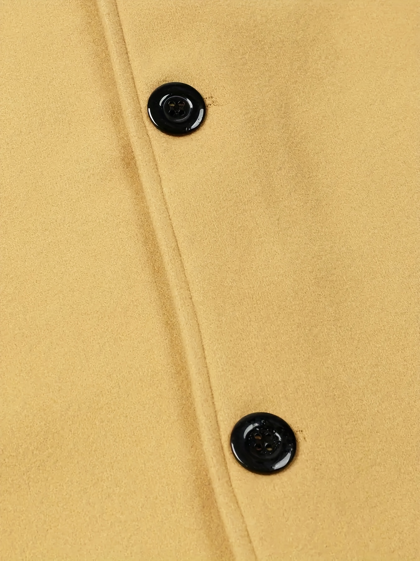 classic design trench coat mens semi formal button up lapel overcoat for fall winter business details 8