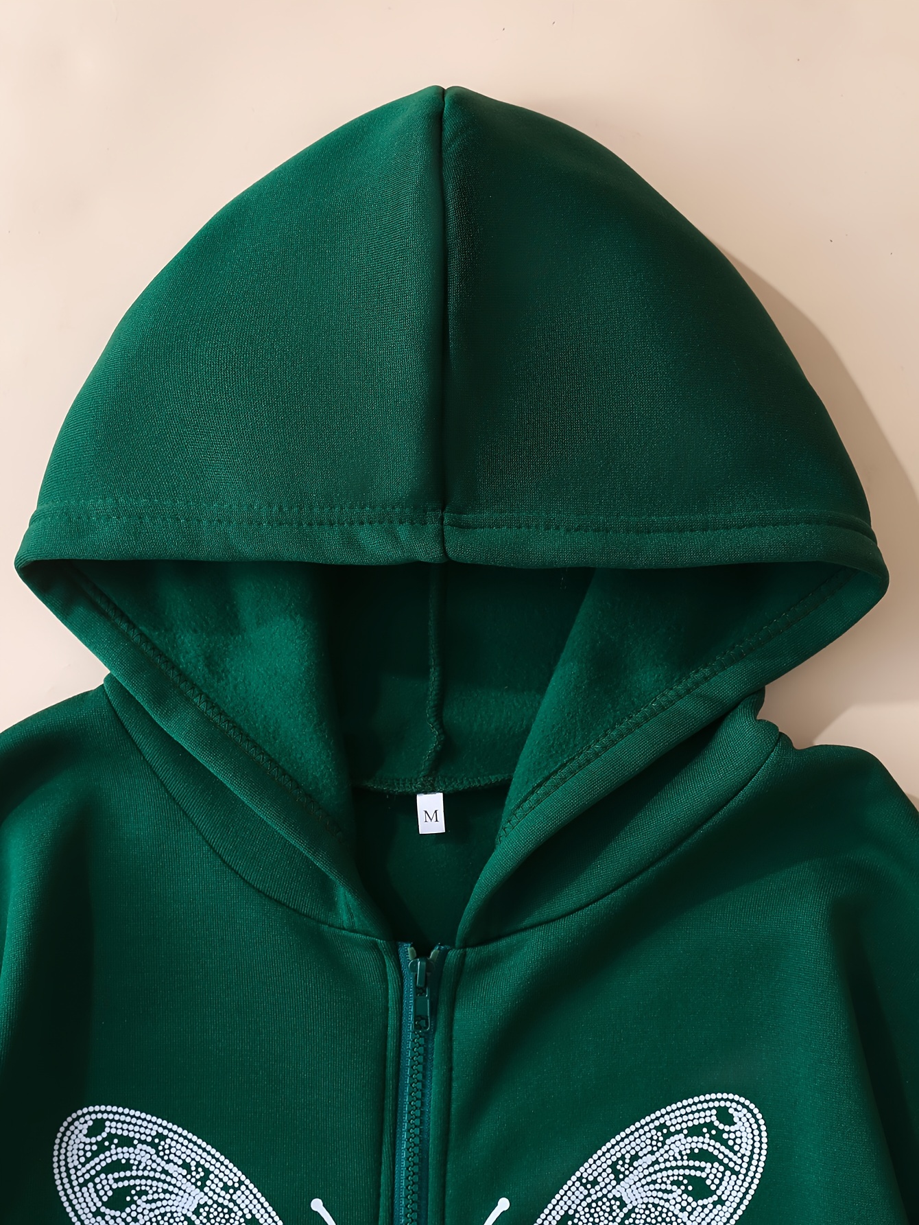 butterfly print sweatshirt y2k long sleeve crew neck zip up hoodies sweatshirts casual tops for spring fall womens clothing details 19