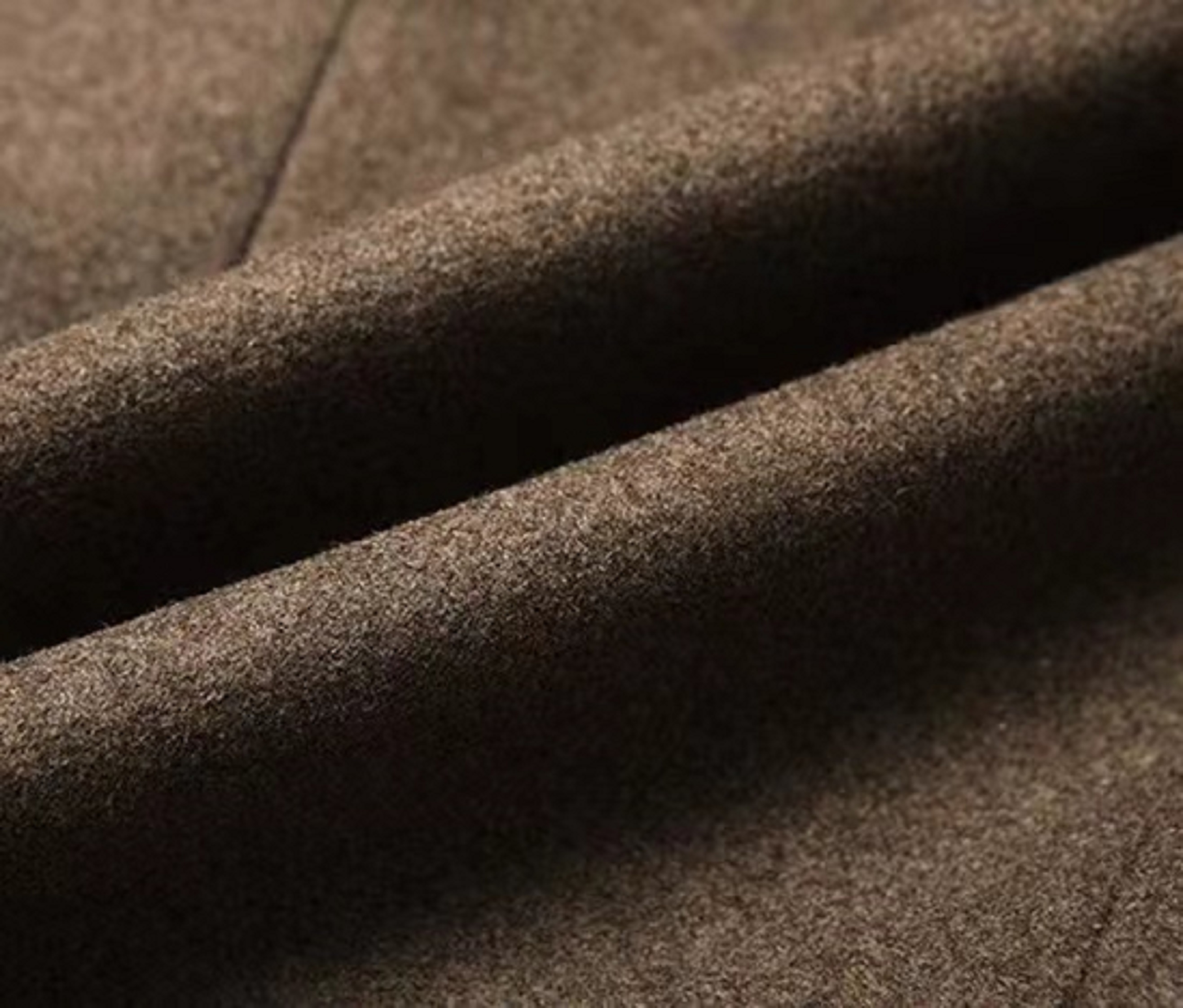 new mens business coat slim long woolen coat details 10