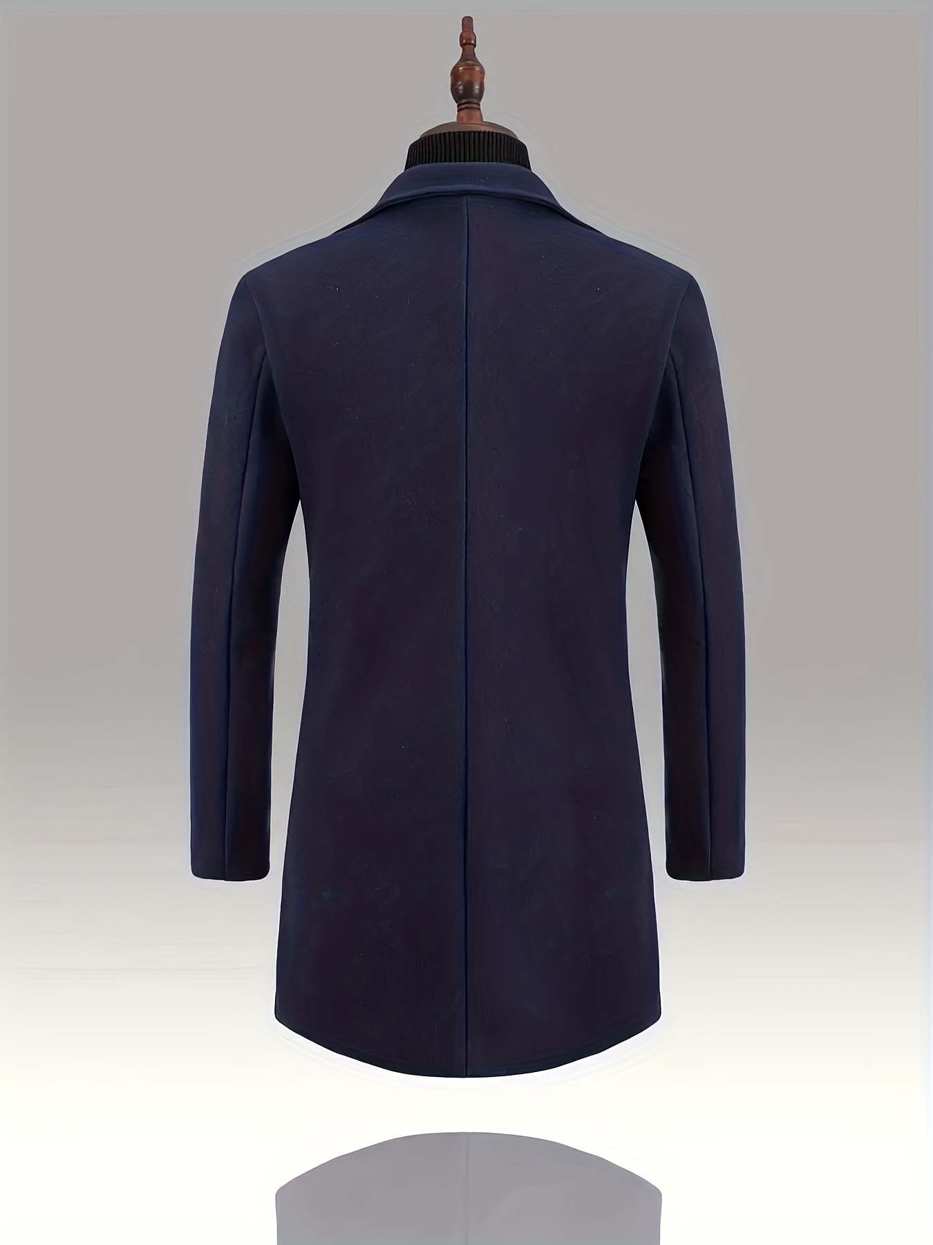 two sizes smaller mens classic long trench coat casual single breasted retro overcoat for fall winter jacket christmas gifts details 21