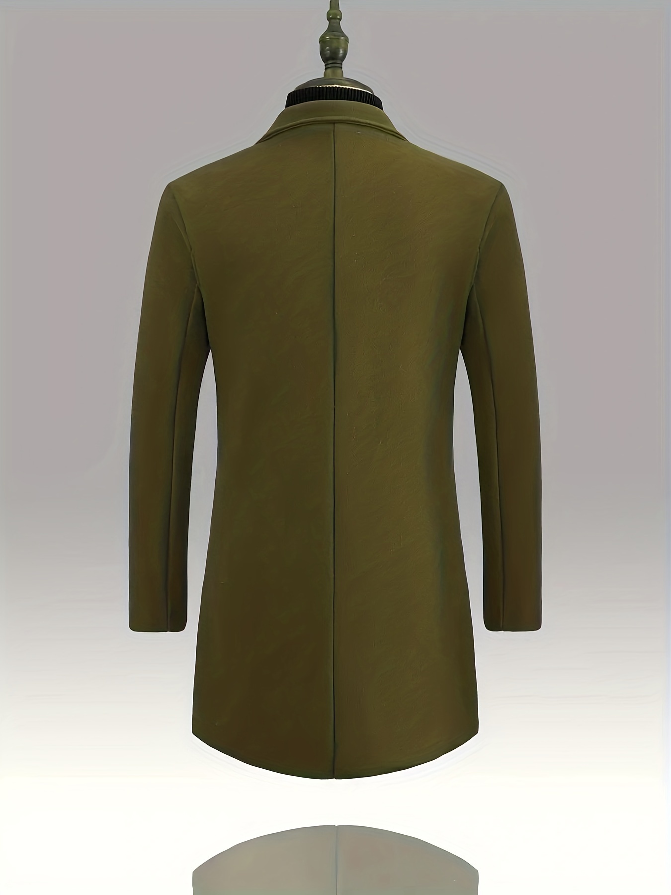 two sizes smaller mens classic long trench coat casual single breasted retro overcoat for fall winter jacket christmas gifts details 16