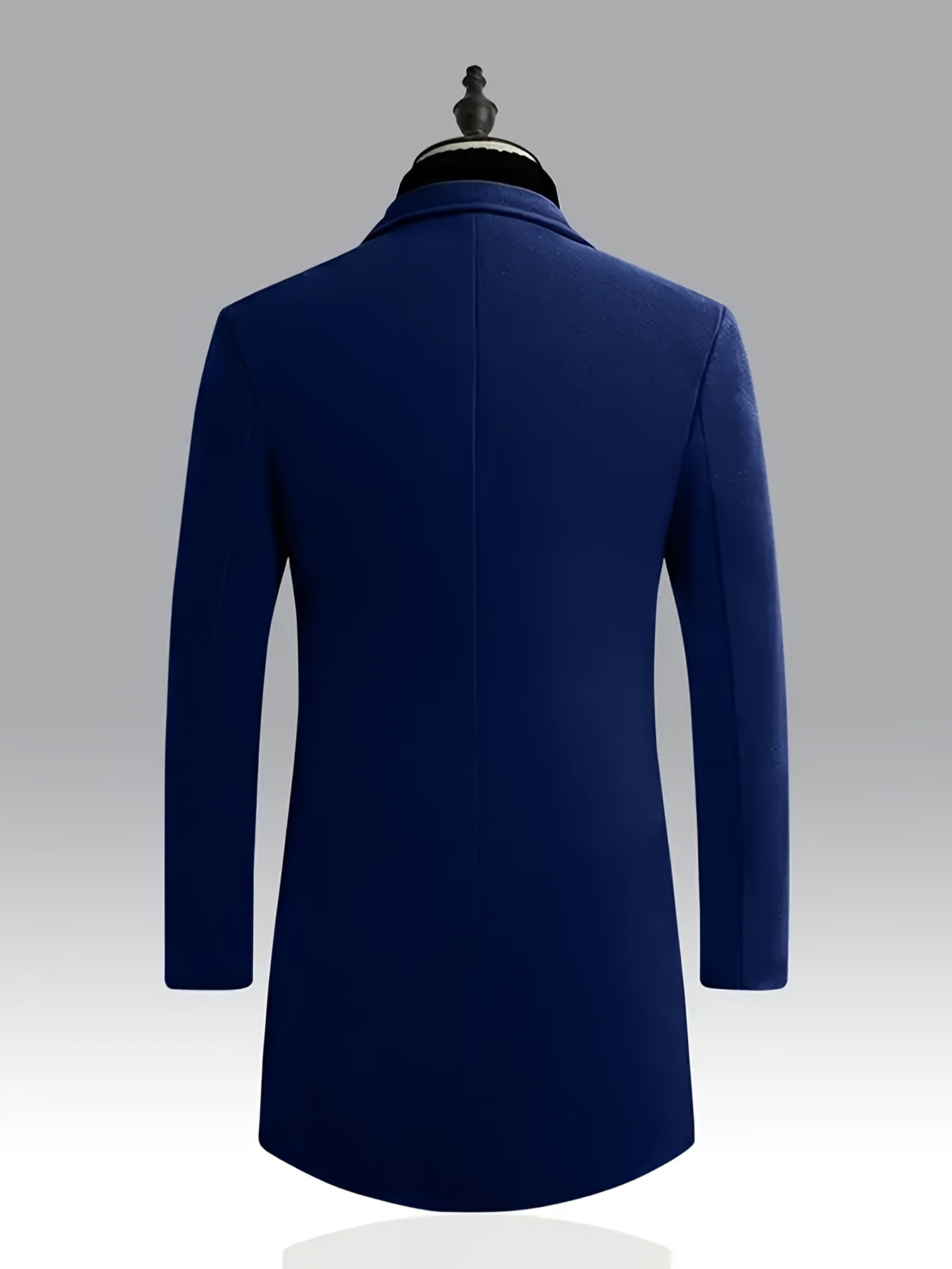 classic design trench coat mens semi formal button up lapel overcoat for fall winter business details 18